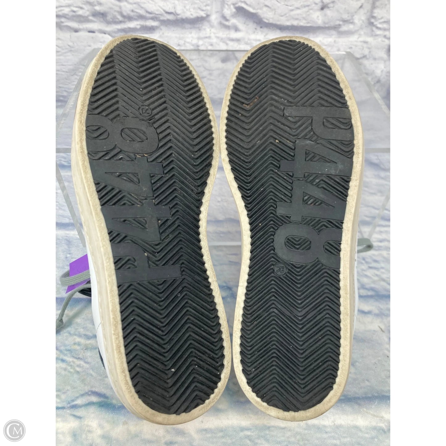 Shoes Sneakers By P448 In Grey, Size: 8.5
