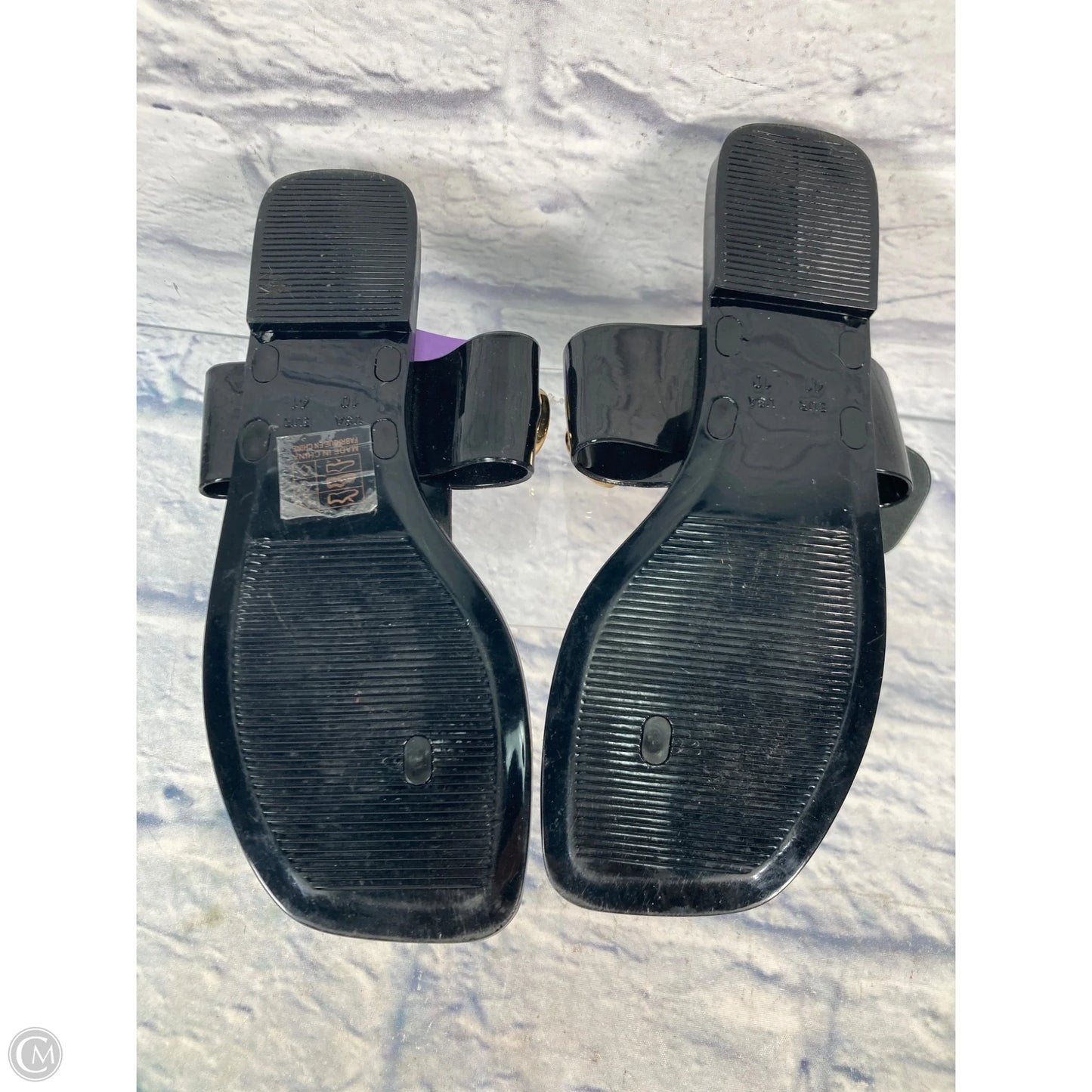 Sandals Flip Flops By Jeffrey Campbell In Black, Size: 10
