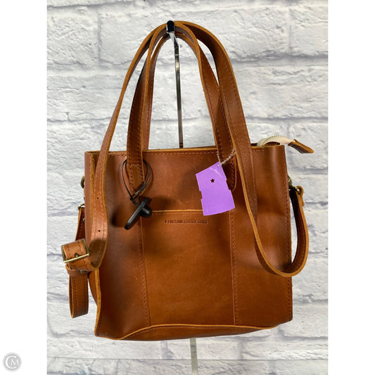 Handbag Leather By Portland Leather, Size: Medium