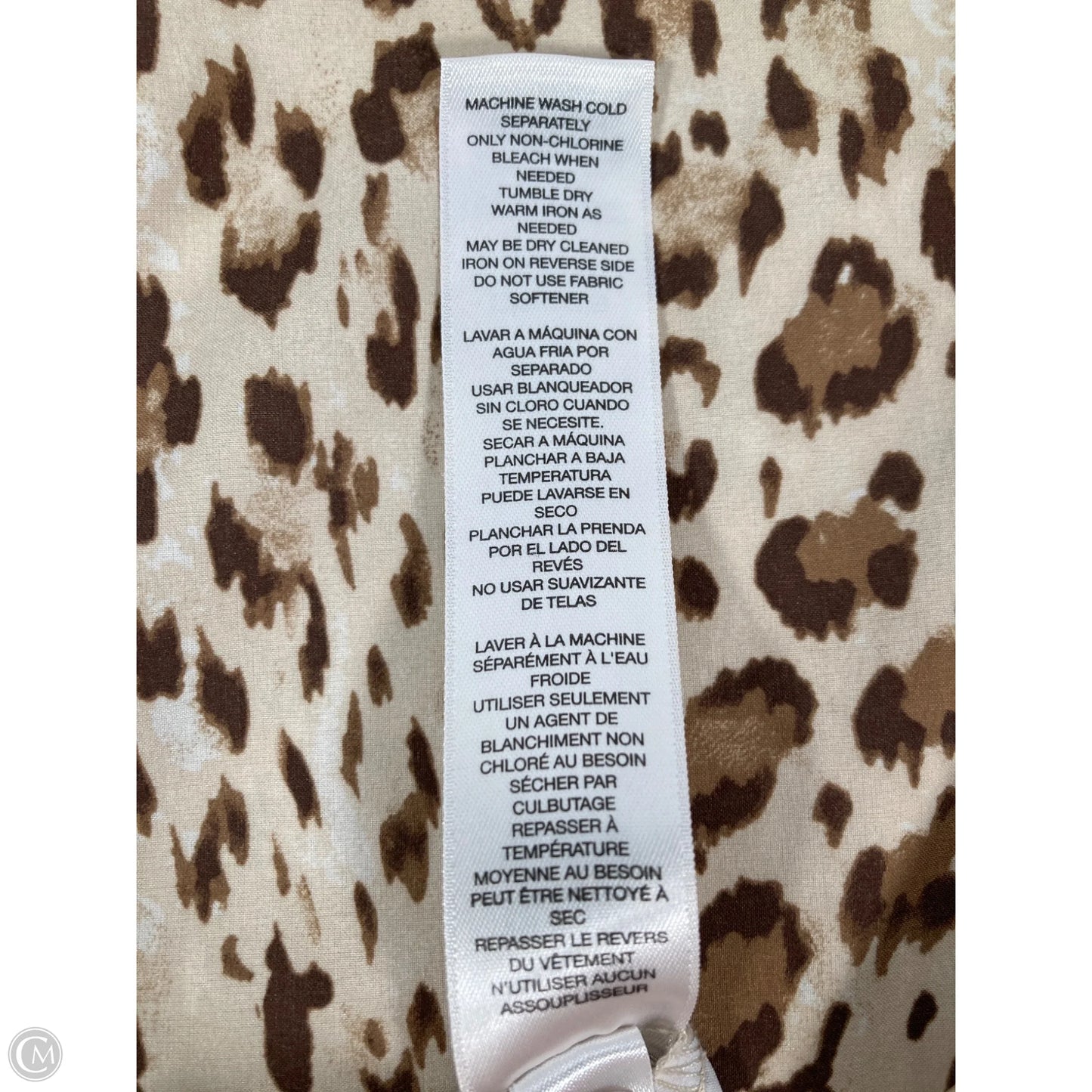 Athletic Capris By Chicos In Animal Print, Size: 10
