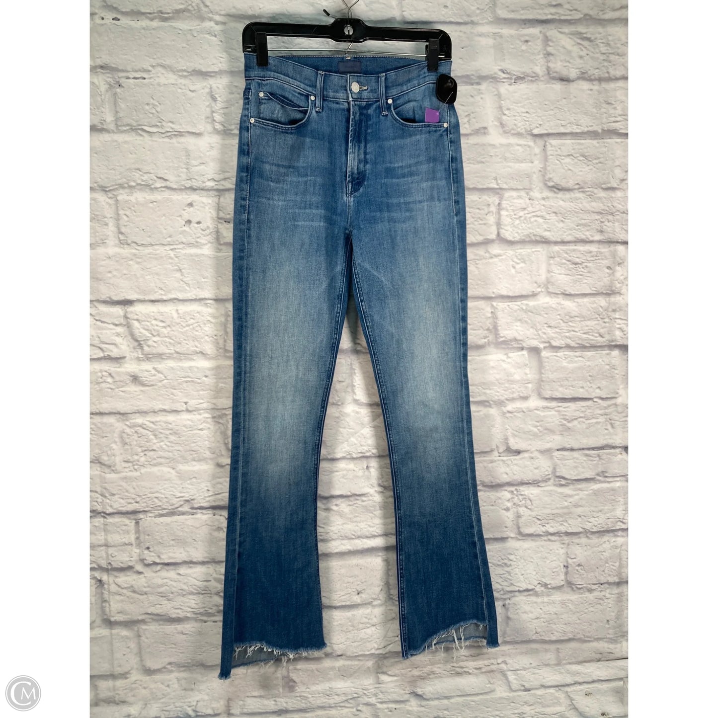 Jeans Flared By Mother In Blue Denim, Size: 2