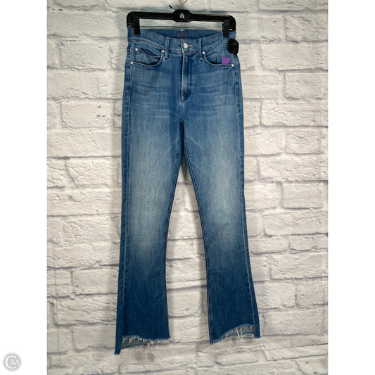 Jeans Flared By Mother In Blue Denim, Size: 2