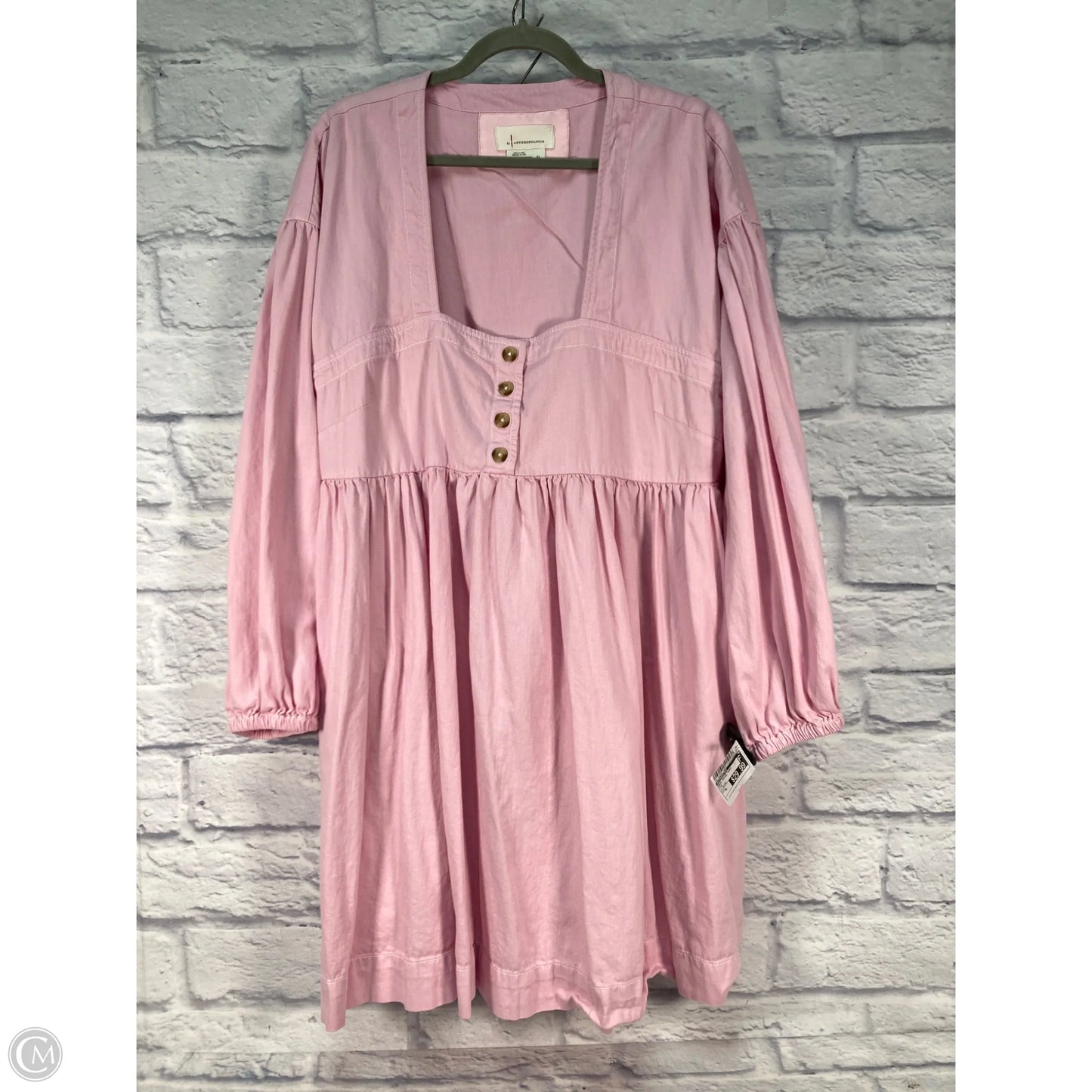 Dress Casual Short By Anthropologie In Pink, Size: Xl