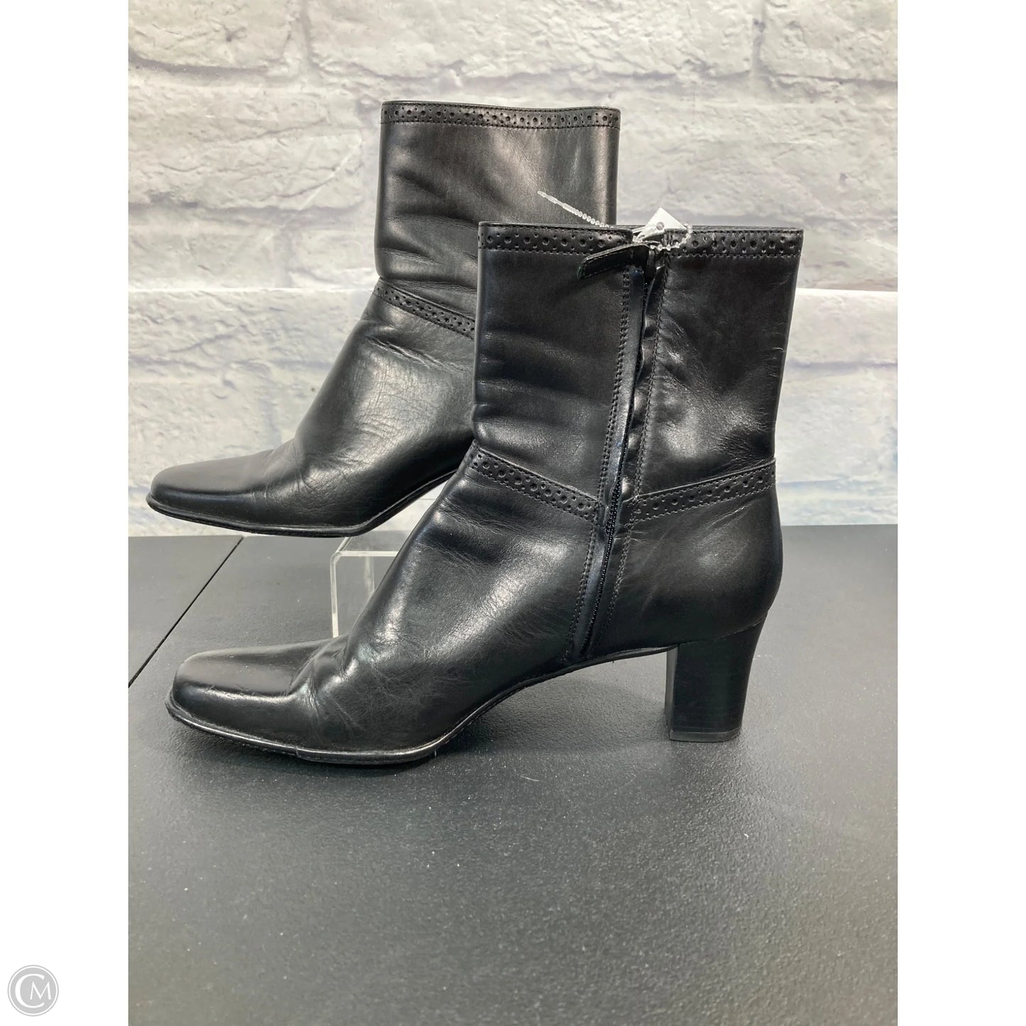 Boots Ankle Heels By Antonio Melani In Black, Size: 9.5