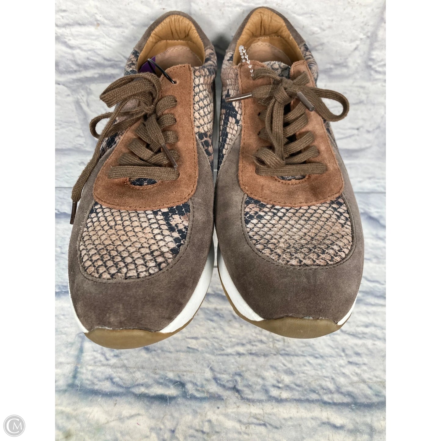 Shoes Sneakers By Lucky Brand In Brown, Size: 8
