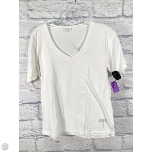 Top Short Sleeve By Johnny Was In White, Size: Xs
