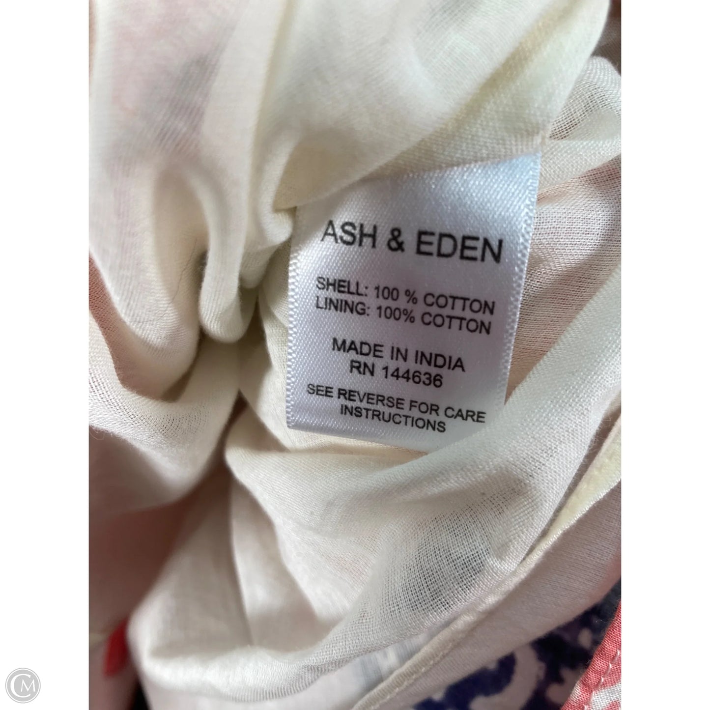 Dress Casual Midi By Ash & Eden In Blue & Orange, Size: S