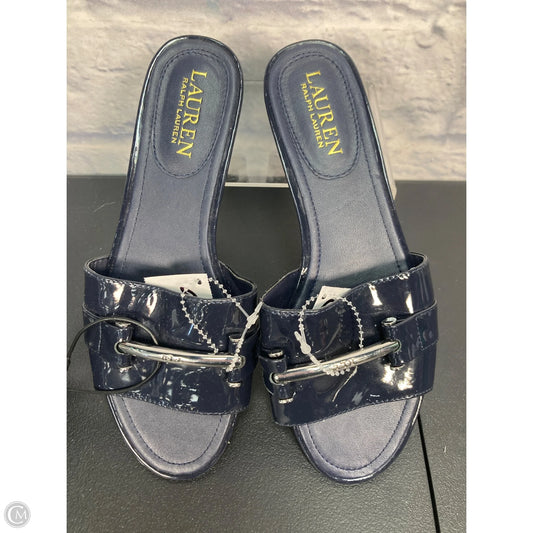 Shoes Flats By Lauren By Ralph Lauren In Blue, Size: 6.5