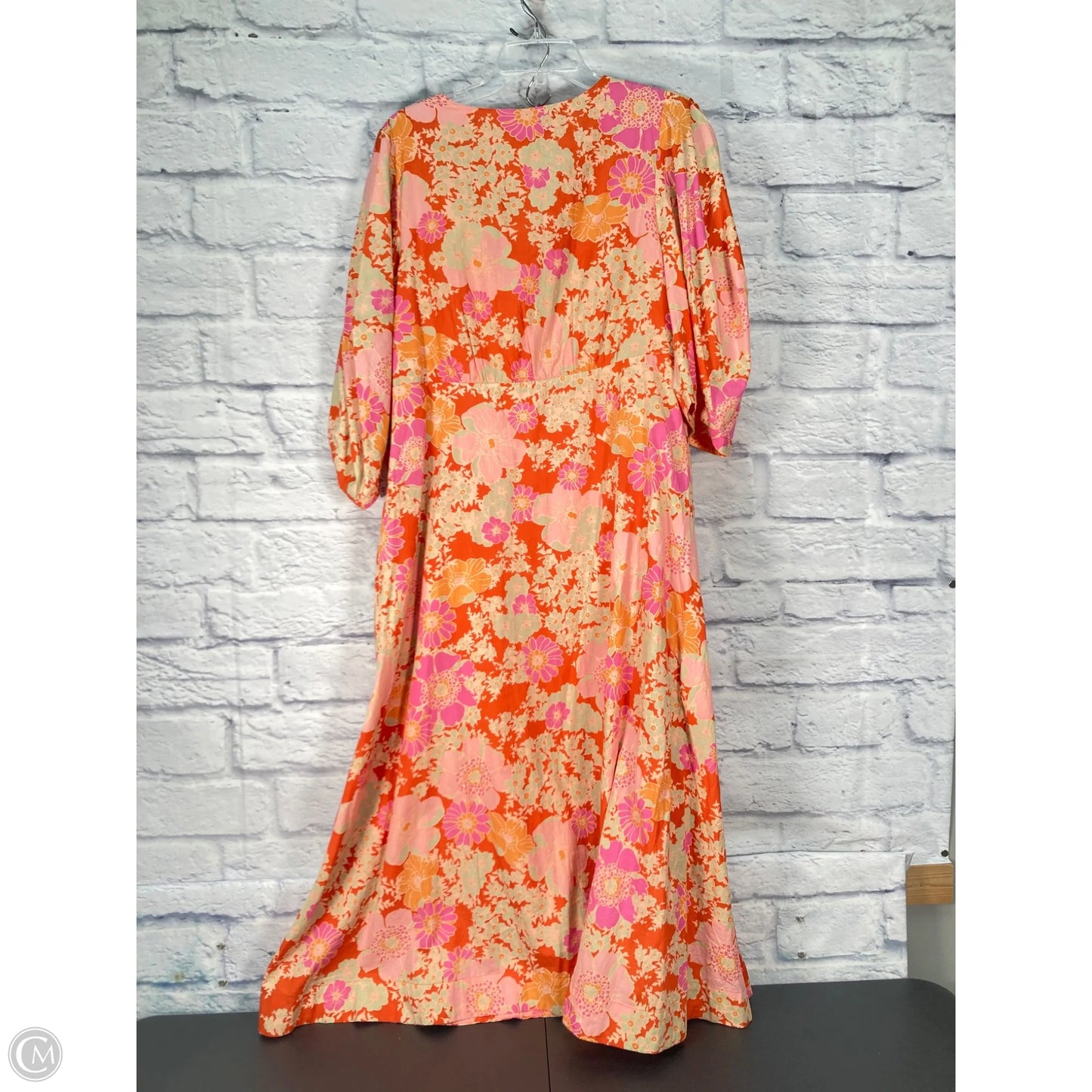 Dress Casual Maxi By Free People In Orange, Size: Xl