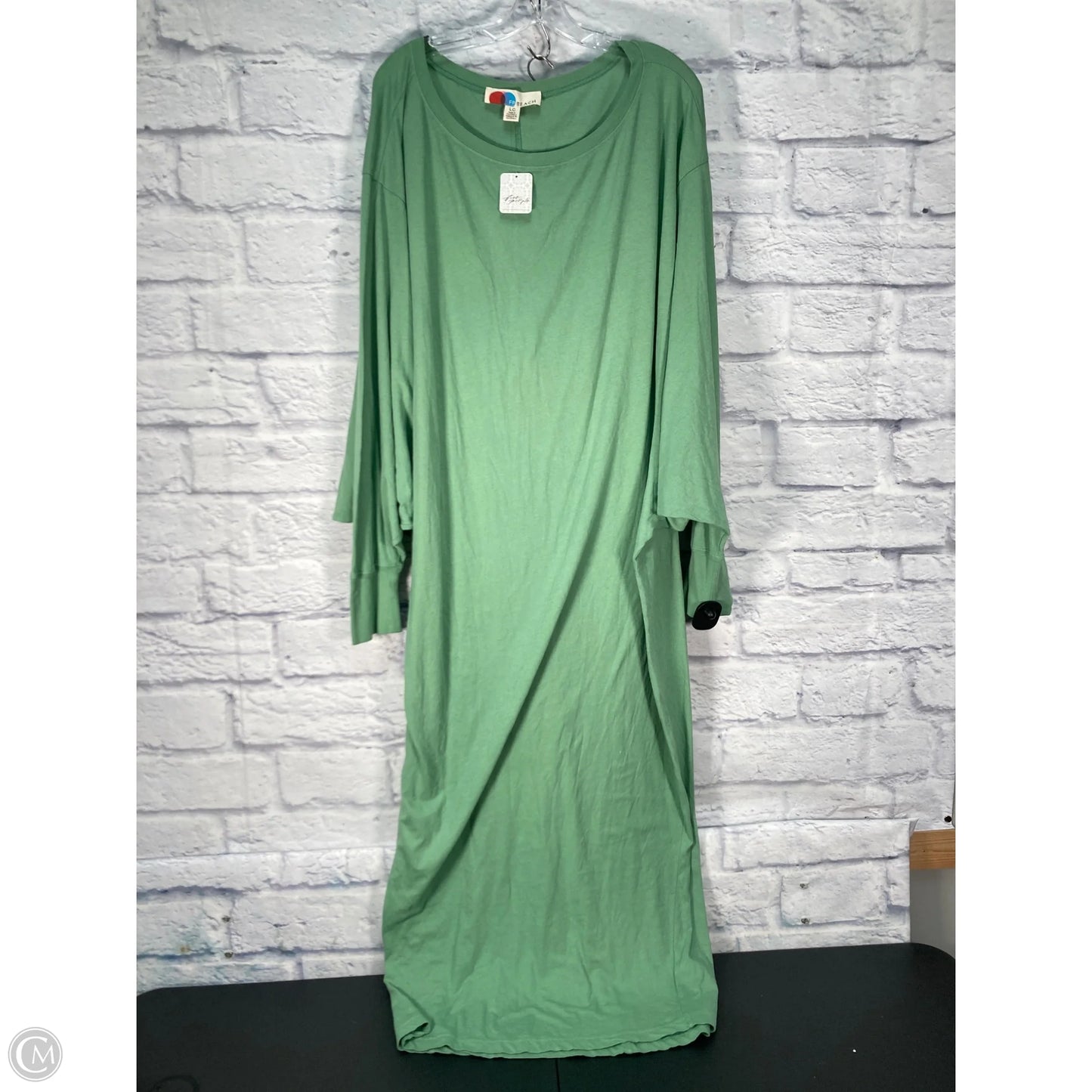 Dress Casual Maxi By Free People In Green, Size: L