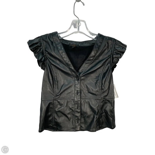 Top Sleeveless By Current Air In Black, Size: S