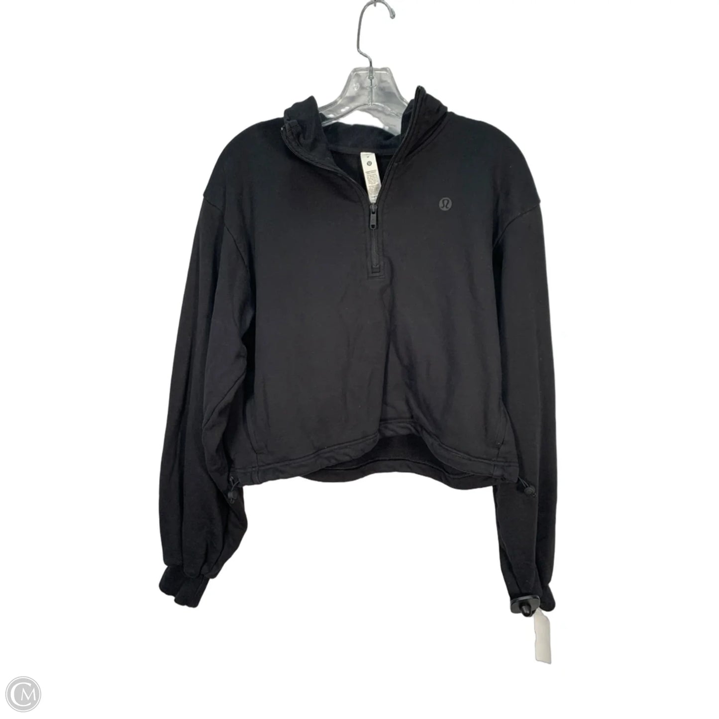 Sweatshirt Collar By Lululemon In Black, Size: M