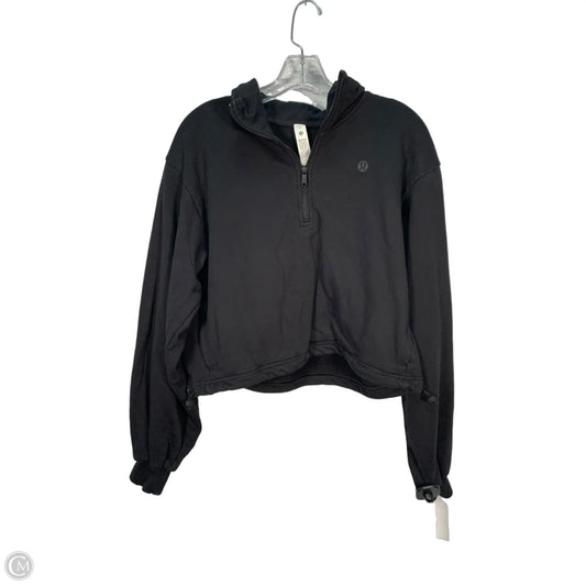 Sweatshirt Collar By Lululemon In Black, Size: M