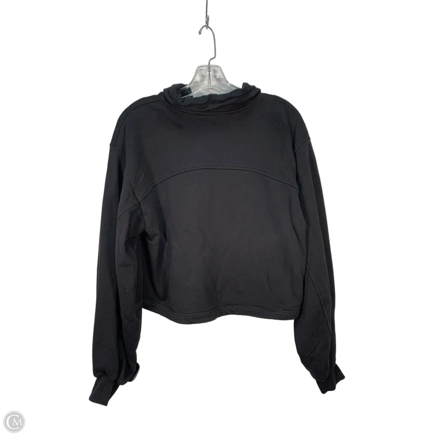 Sweatshirt Collar By Lululemon In Black, Size: M