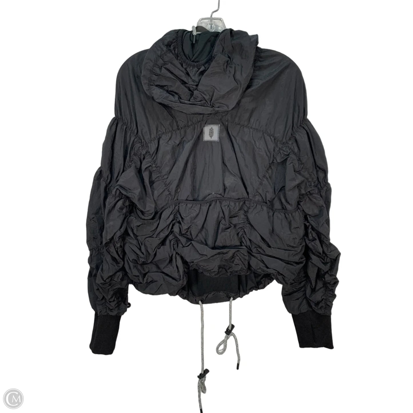 Jacket Windbreaker By Free People In Black, Size: S