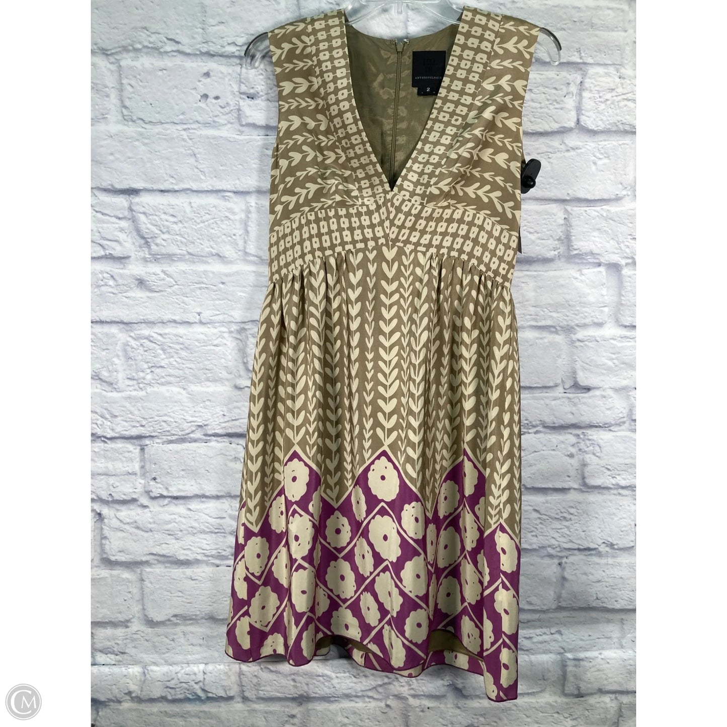 Dress Casual Short By Anna Sui In Green, Size: Xs