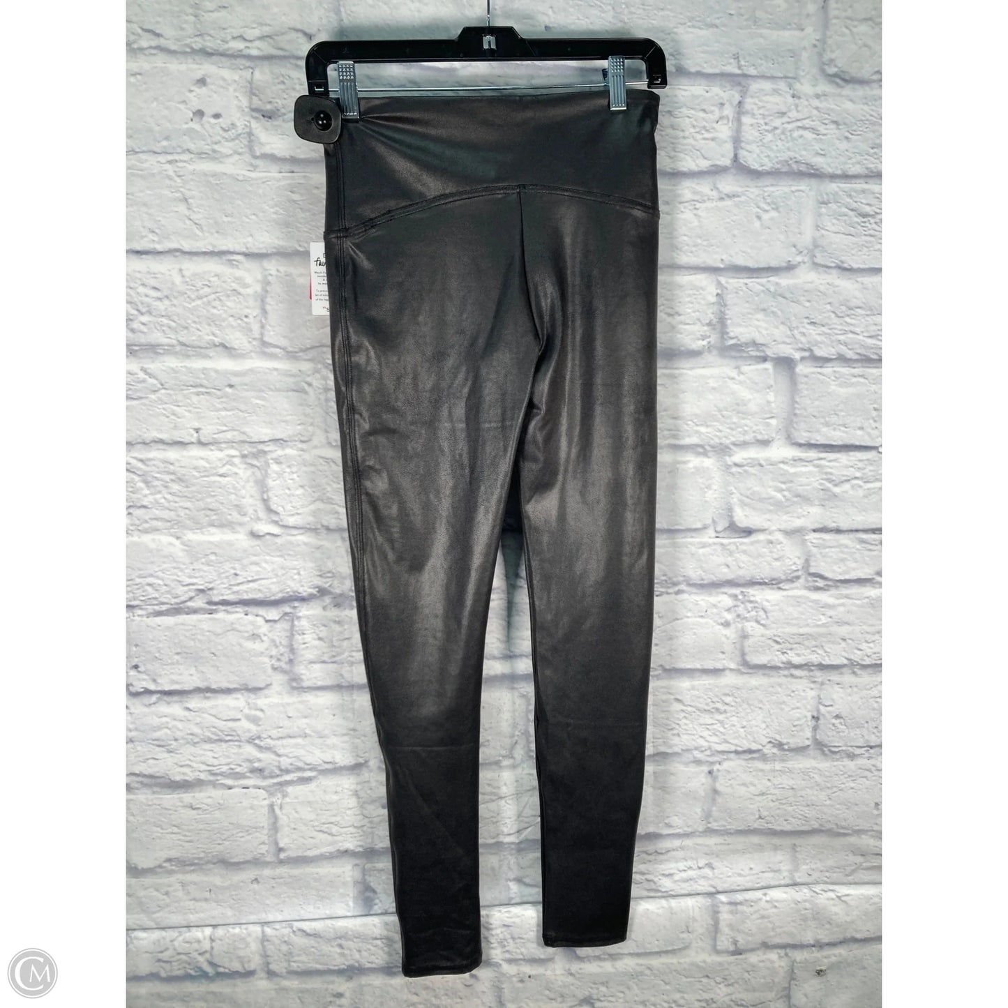Athletic Leggings By Spanx In Grey, Size: L