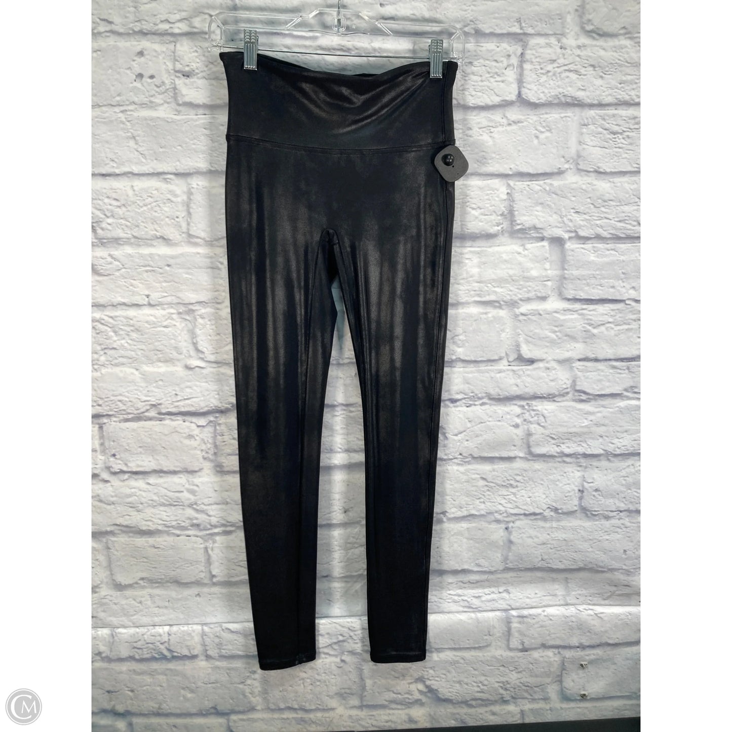 Athletic Leggings By Spanx In Grey, Size: M
