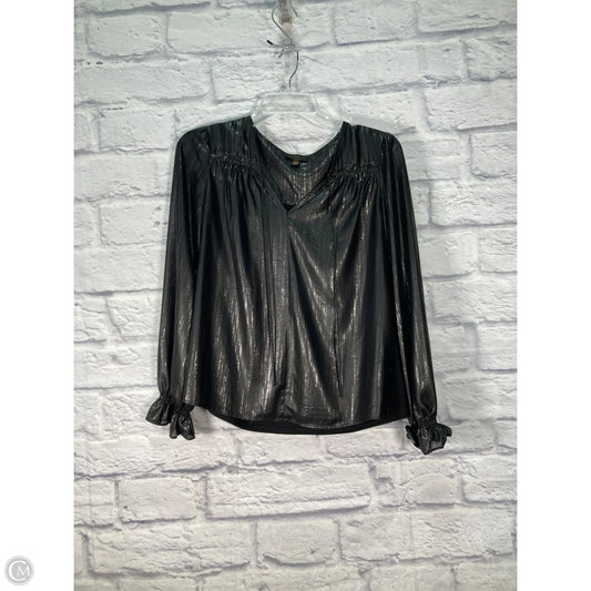 Blouse Long Sleeve By Current Air In Black, Size: S