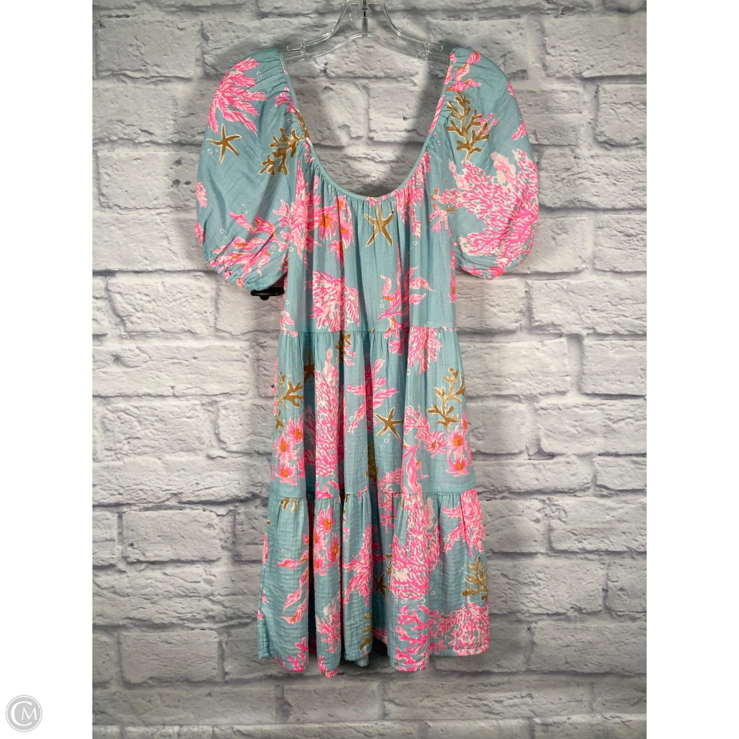 Dress Designer By Lilly Pulitzer In Blue & Pink, Size: Xs