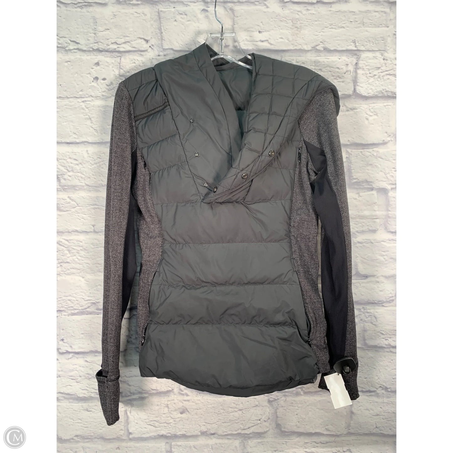 Jacket Puffer & Quilted By Lululemon In Grey, Size: M