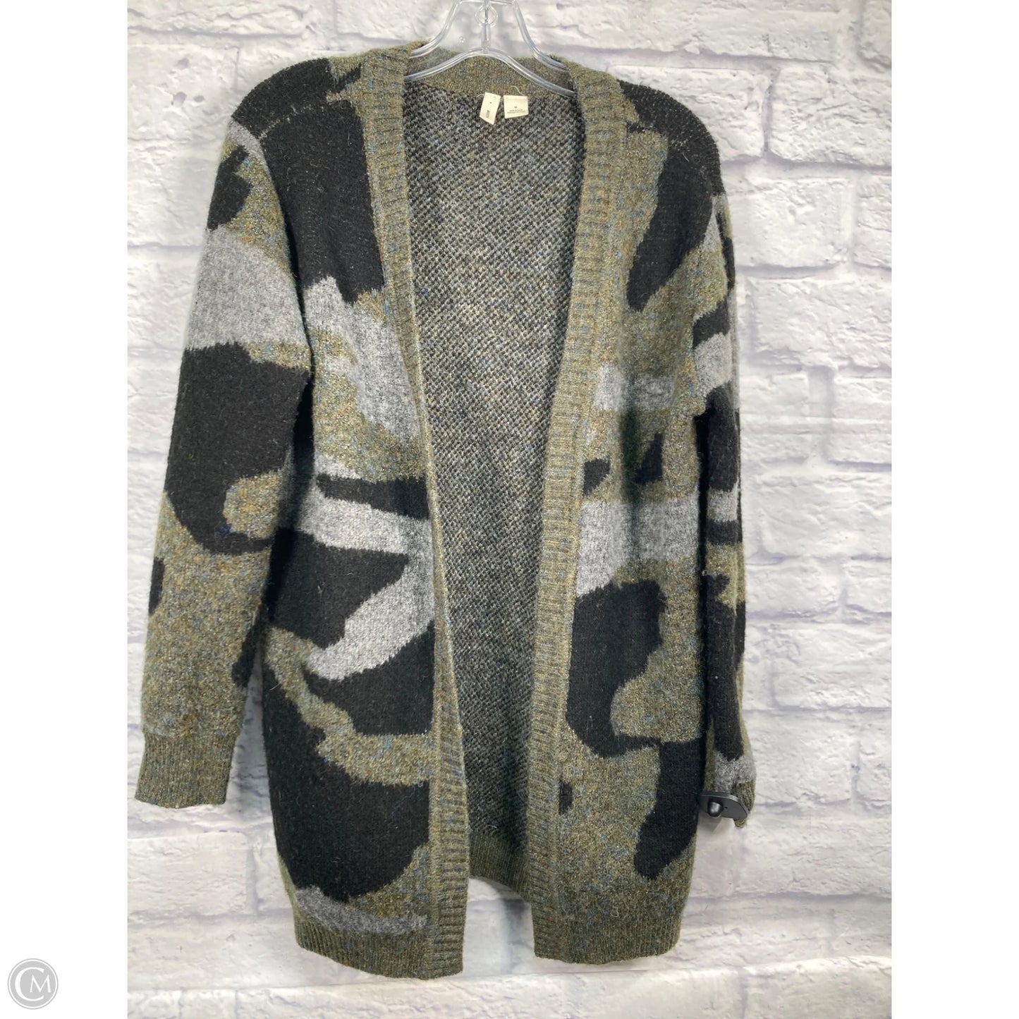 Cardigan By Moth In Camouflage Print, Size: M