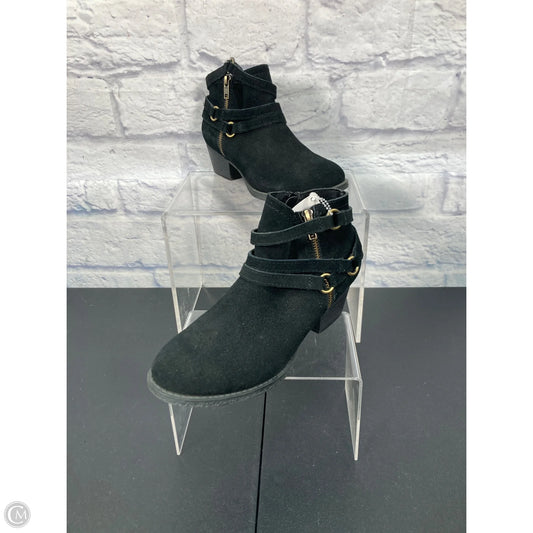 Boots Ankle Heels By Crown Vintage In Black, Size: 6.5