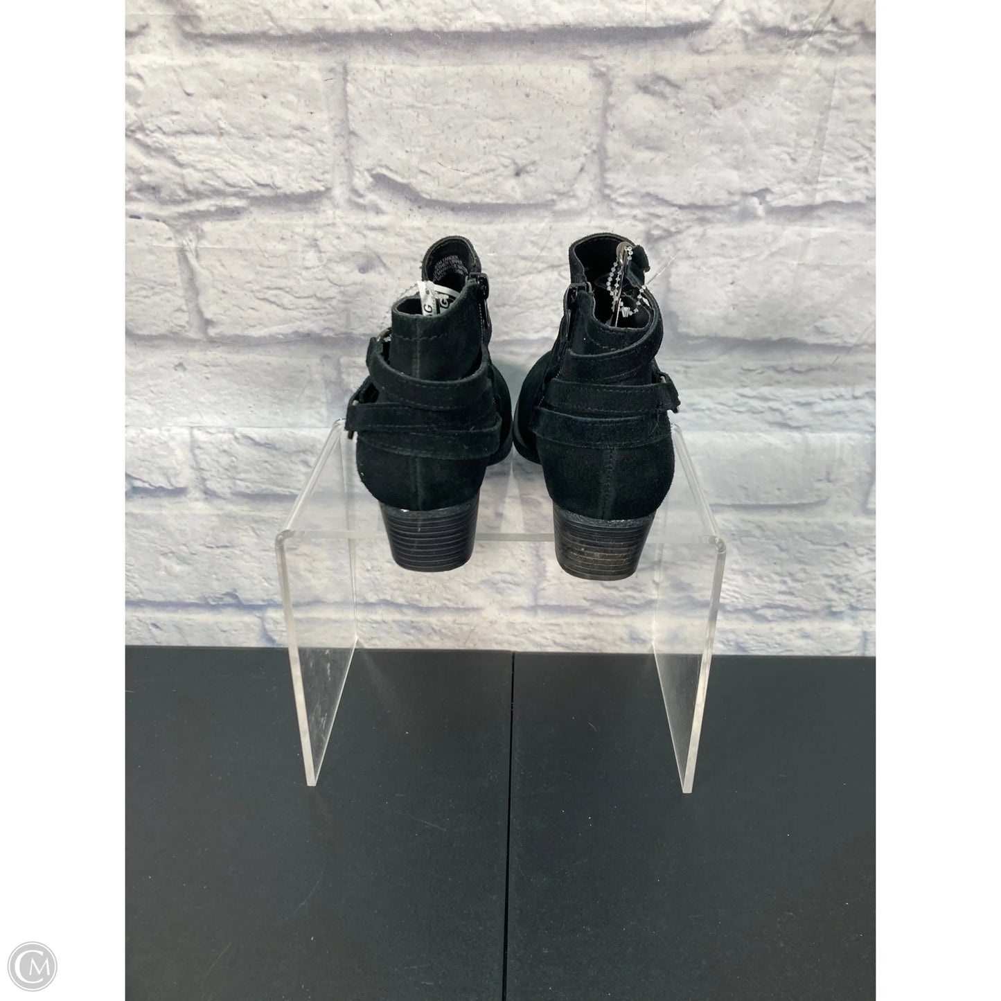 Boots Ankle Heels By Crown Vintage In Black, Size: 6.5