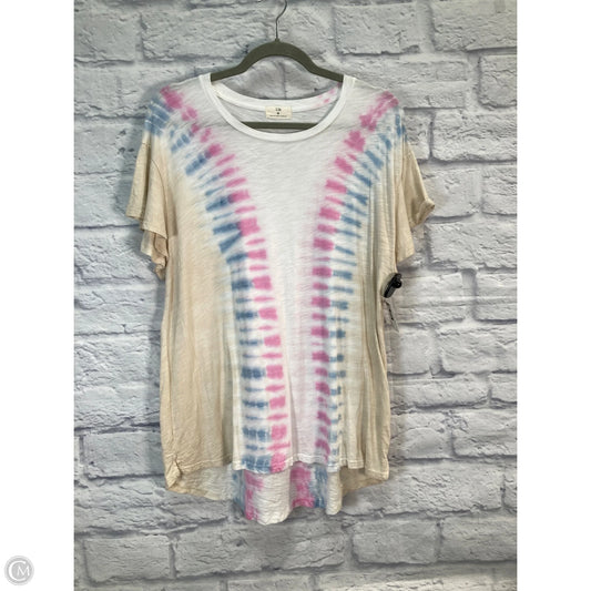 Top Short Sleeve By T.la In Multi-colored, Size: M