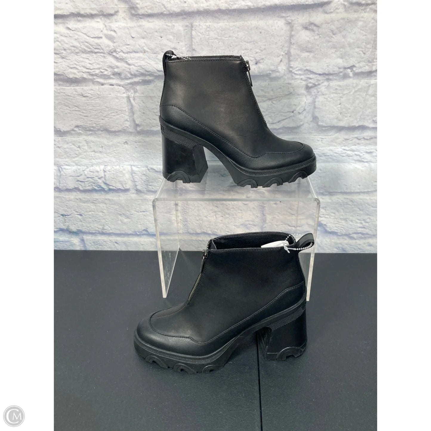 Boots Ankle Heels By Sorel In Black, Size: 8