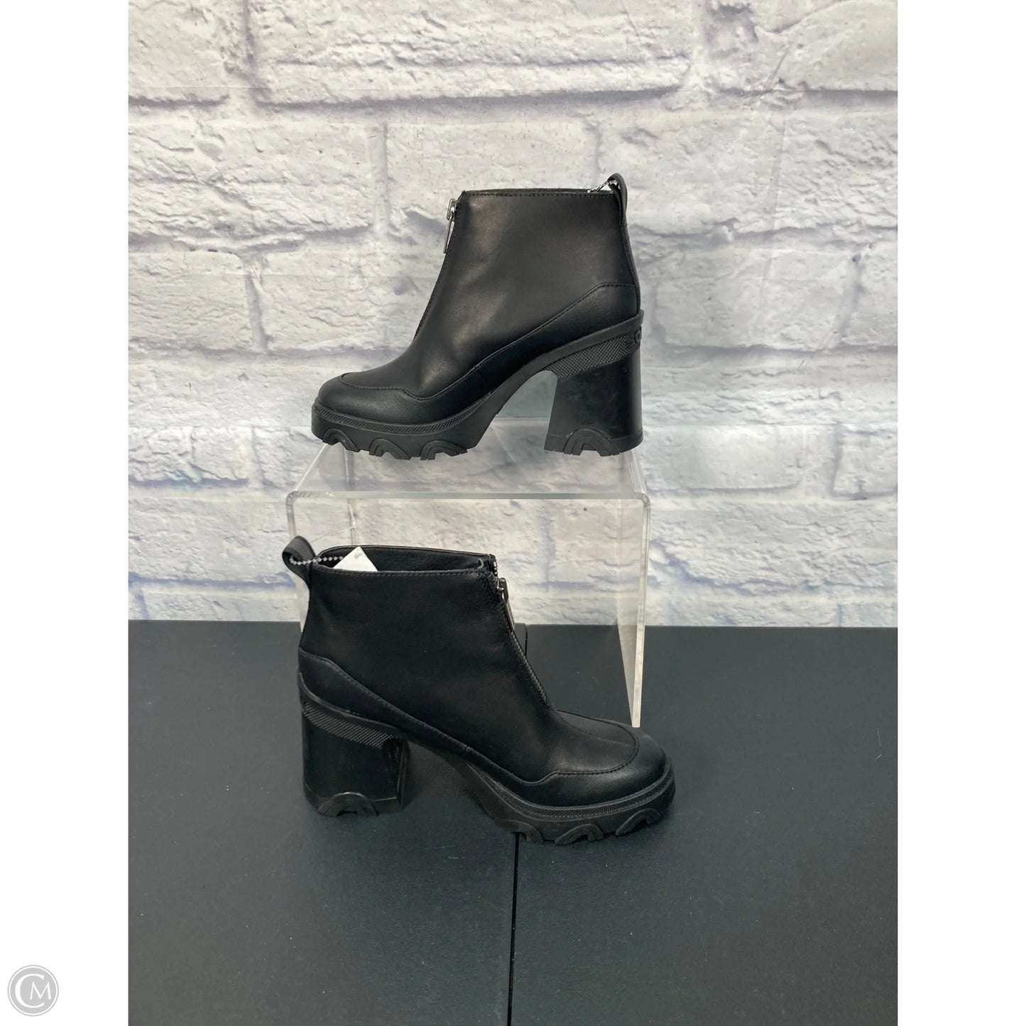 Boots Ankle Heels By Sorel In Black, Size: 8