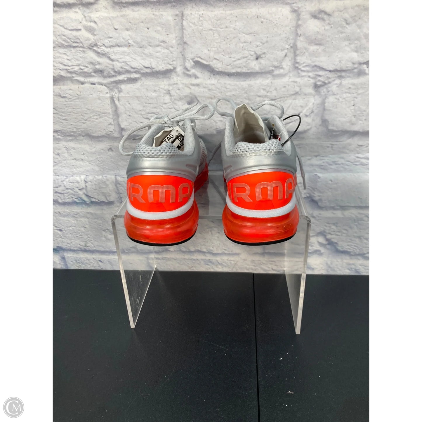 Shoes Athletic By Nike In Grey & Orange, Size: 8.5