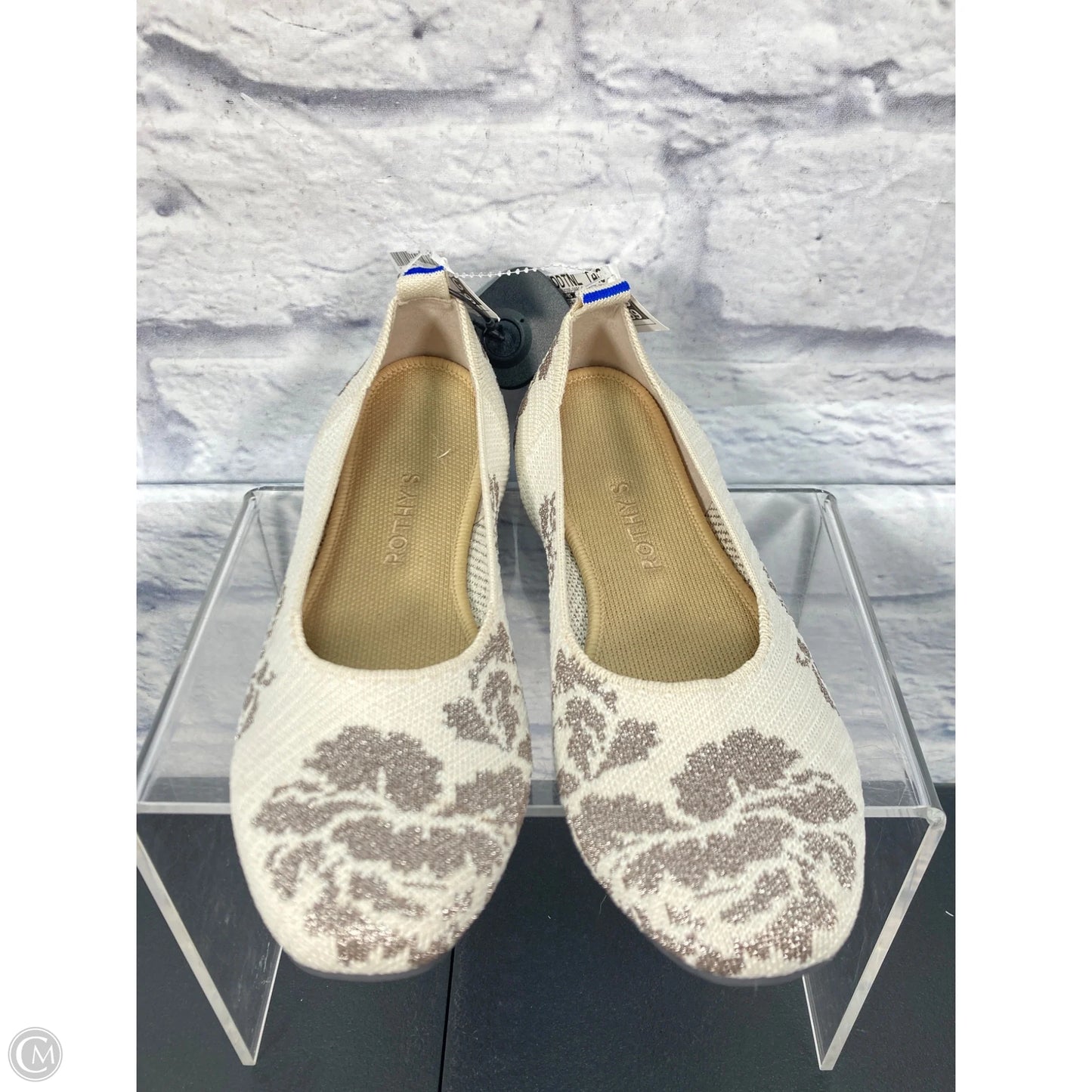 Shoes Flats By Rothys In Cream, Size: 8.5