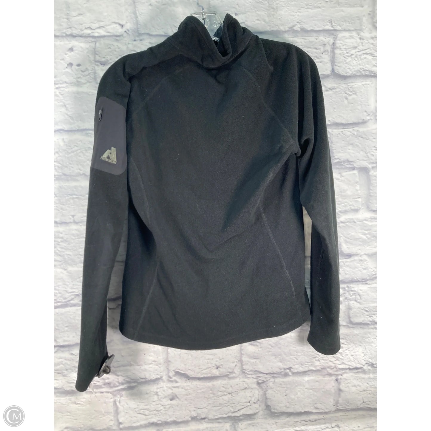 Jacket Fleece By Eddie Bauer In Black, Size: M