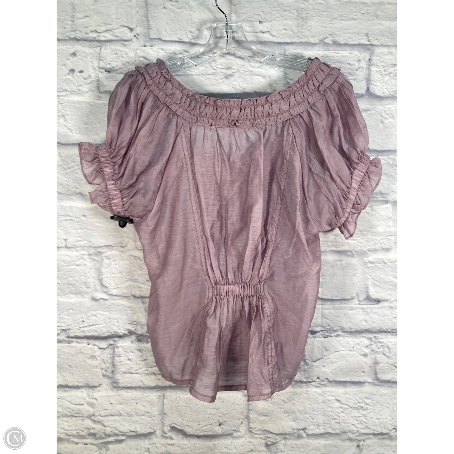 Top Short Sleeve By Pilcro In Purple, Size: M