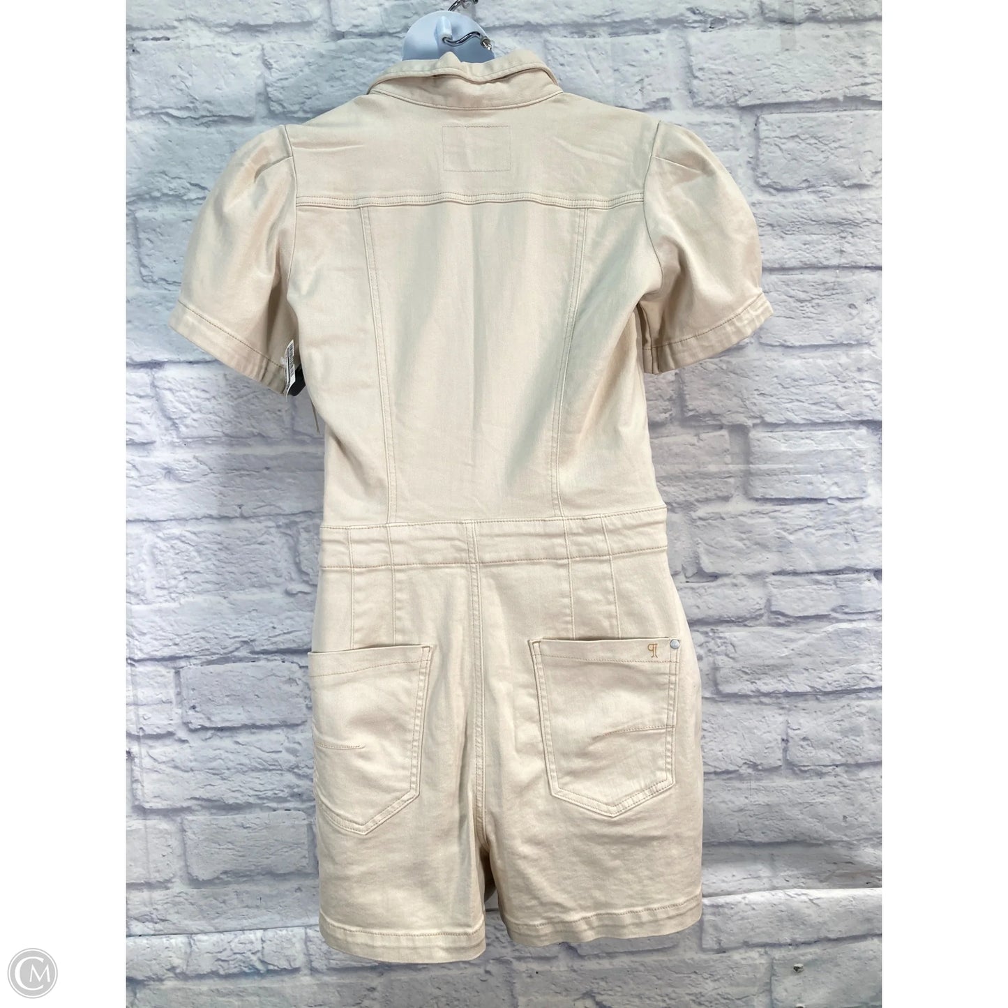 Romper By Pilcro In Tan Denim, Size: L