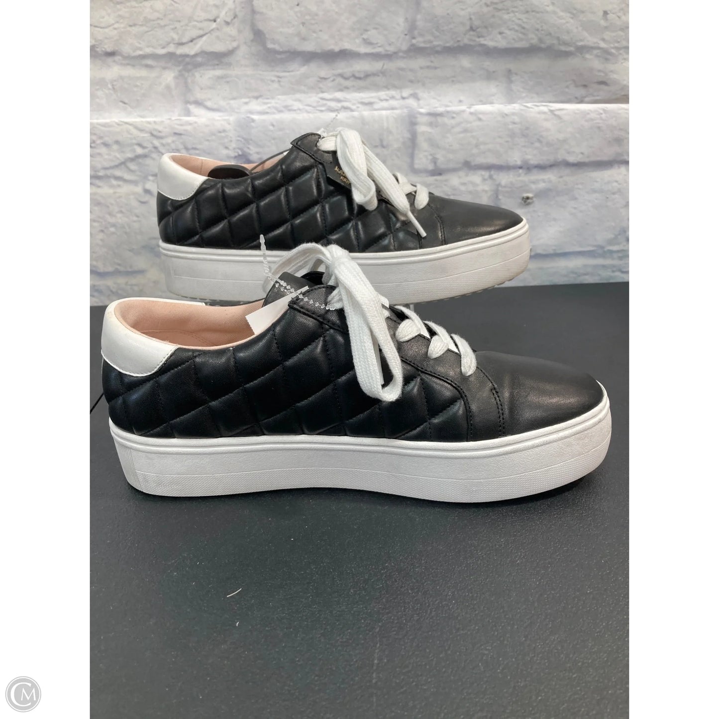 Shoes Designer By Kate Spade In Black & White, Size: 10