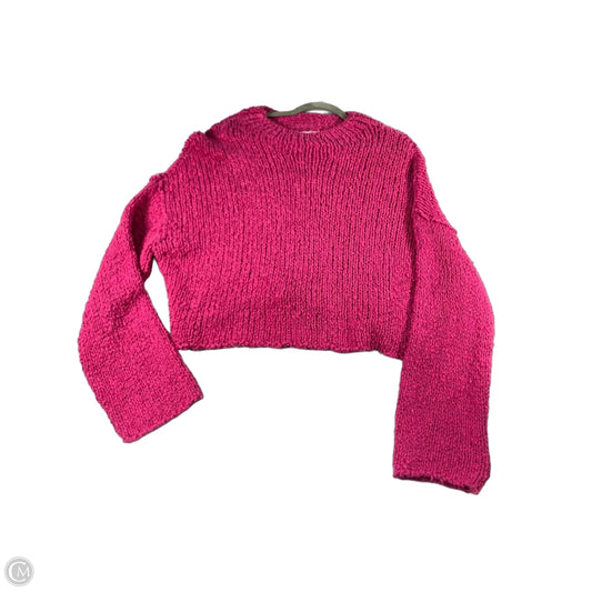 Sweater By Anthropologie In Pink, Size: Xl