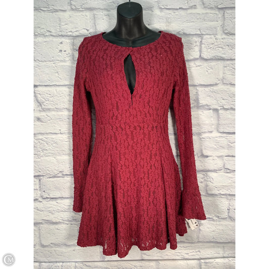 Dress Party Short By Free People In Maroon, Size: S