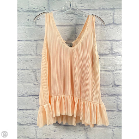 Top Sleeveless By Michael Stars In Pink, Size: M