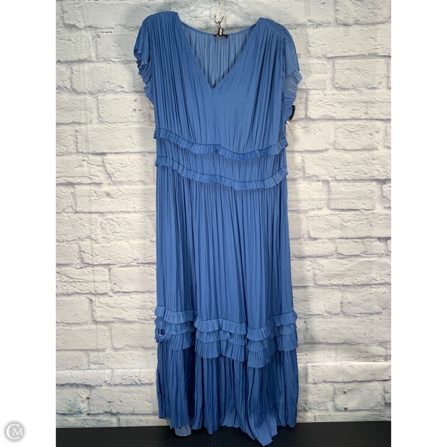 Dress Casual Maxi By Current Air In Blue, Size: Xl