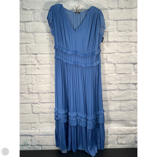 Dress Casual Maxi By Current Air In Blue, Size: Xl