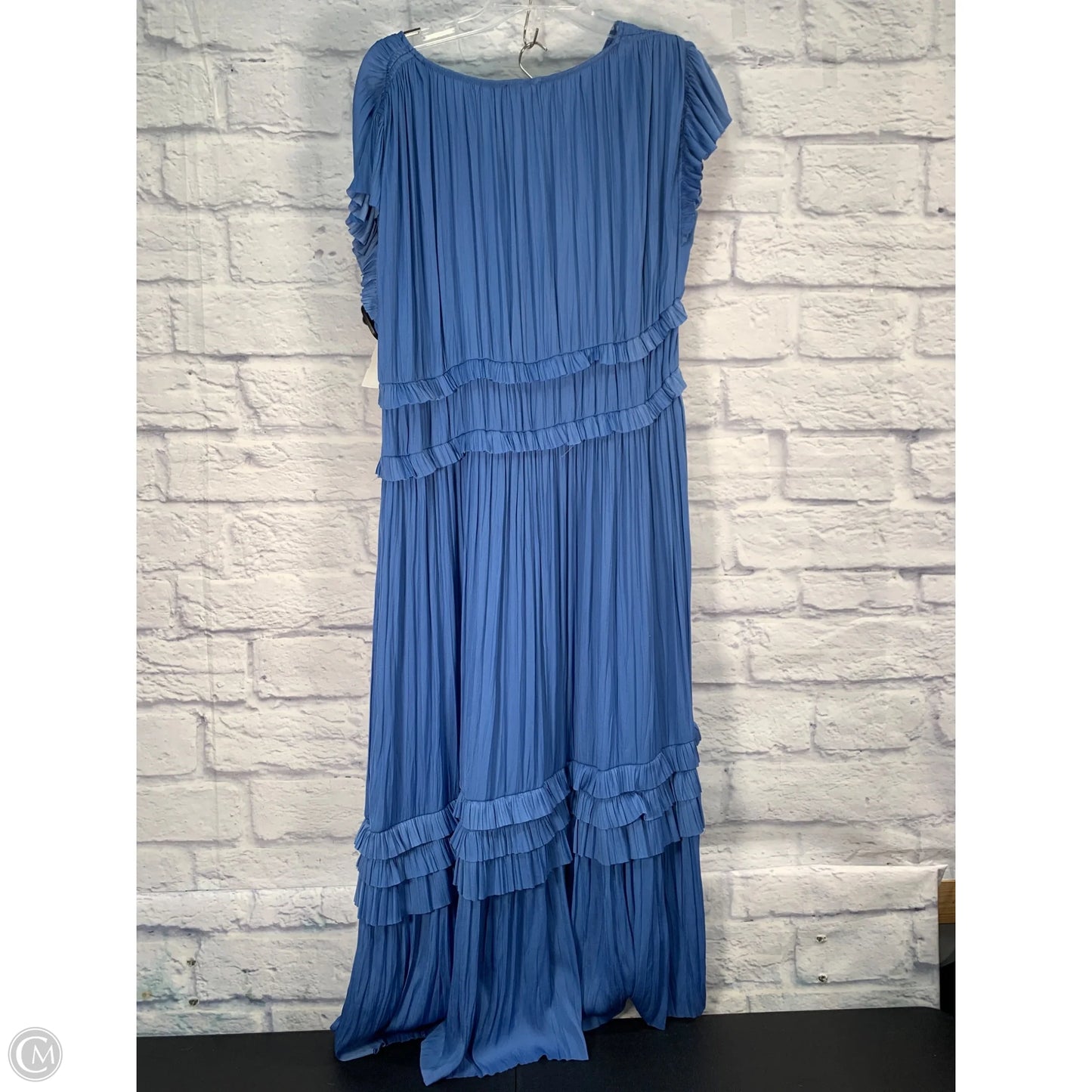 Dress Casual Maxi By Current Air In Blue, Size: Xl