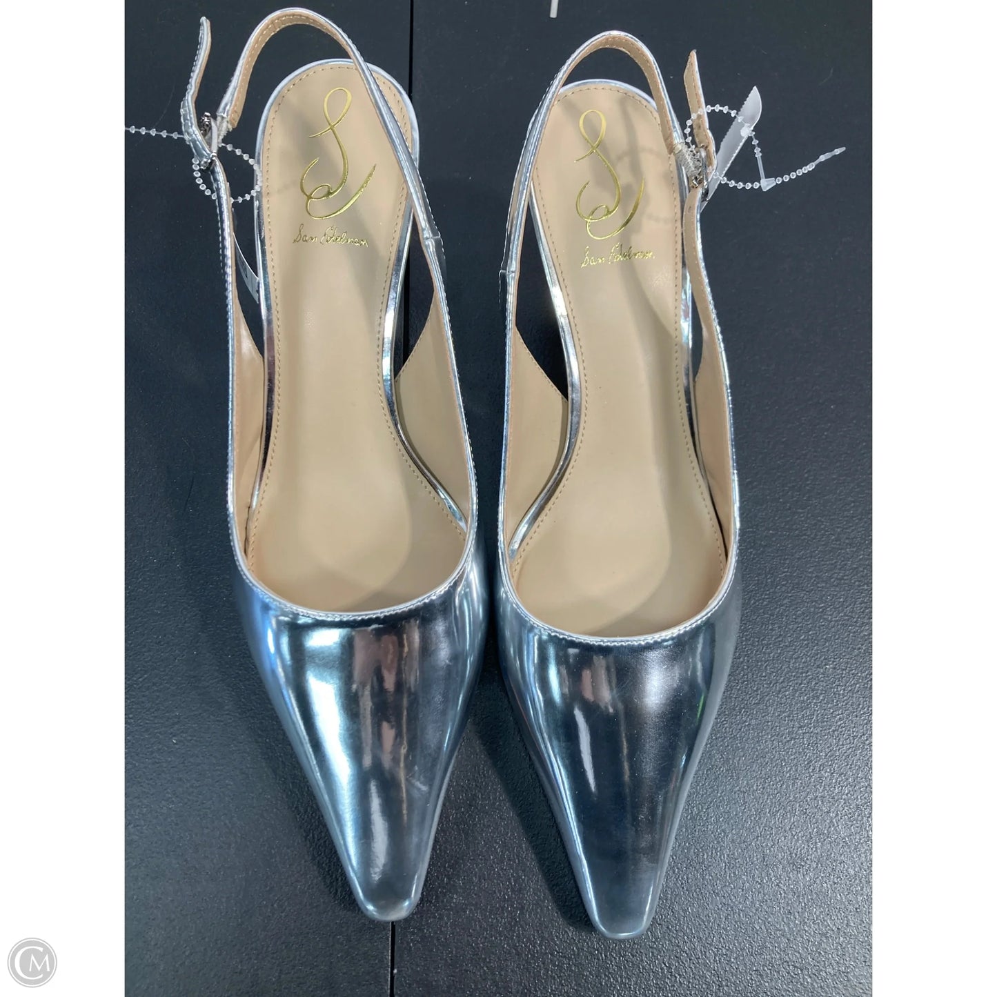 Shoes Heels Kitten By Sam Edelman In Silver, Size: 11
