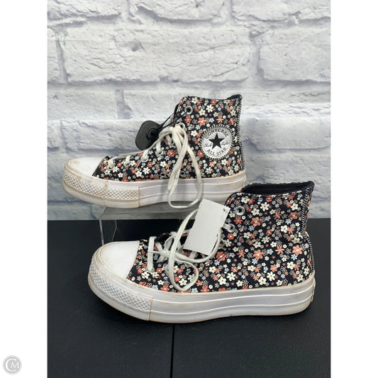 Shoes Sneakers Platform By Converse In Floral Print, Size: 8