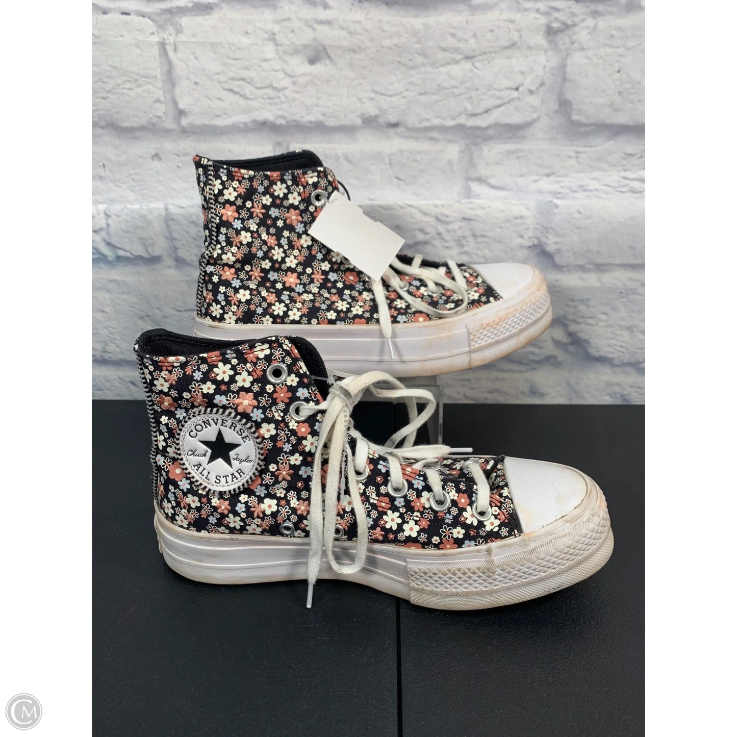 Shoes Sneakers Platform By Converse In Floral Print, Size: 8