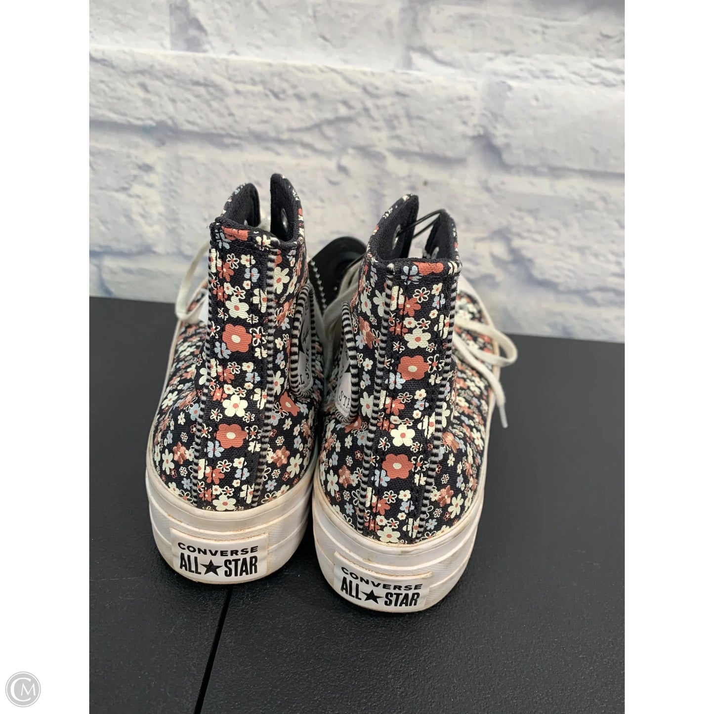 Shoes Sneakers Platform By Converse In Floral Print, Size: 8