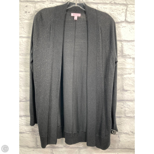 Sweater Cardigan Designer By Lilly Pulitzer In Black, Size: S
