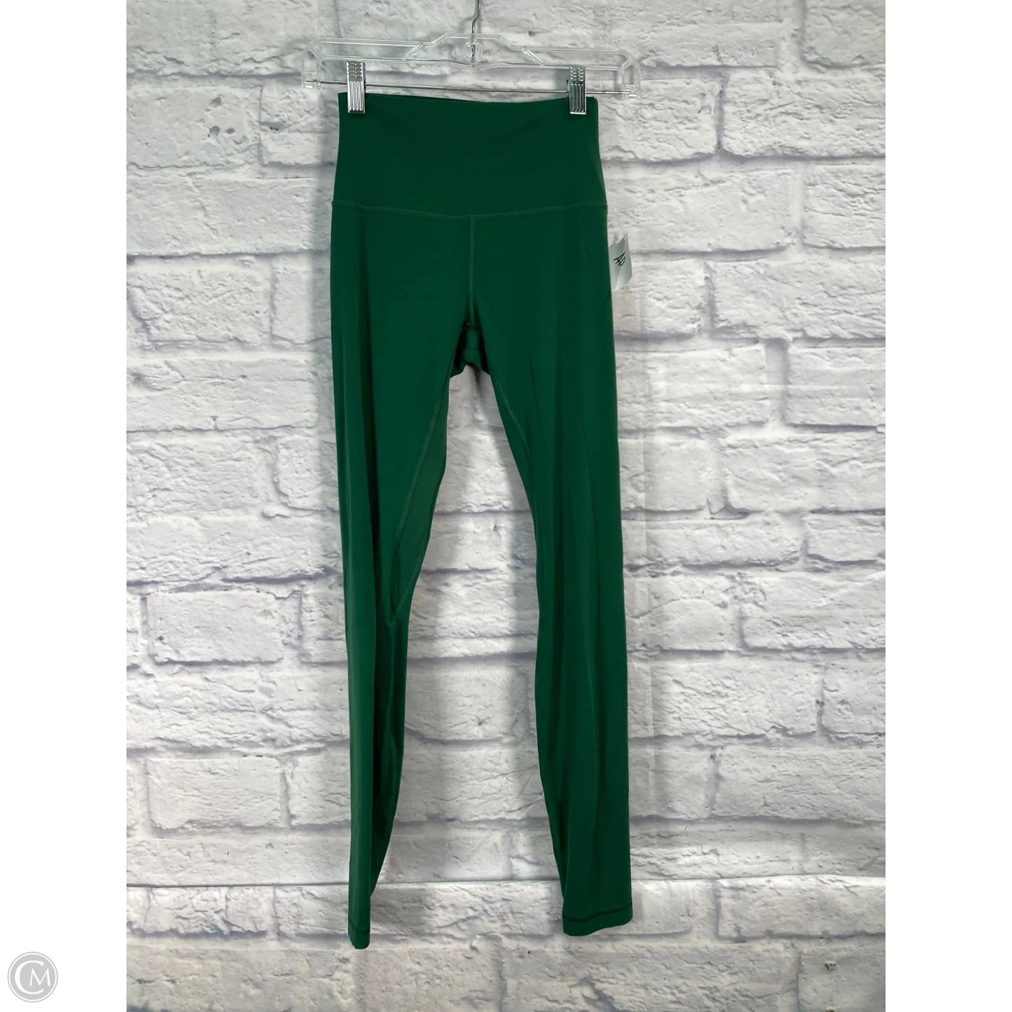 Athletic Leggings By Lululemon In Green, Size: 0