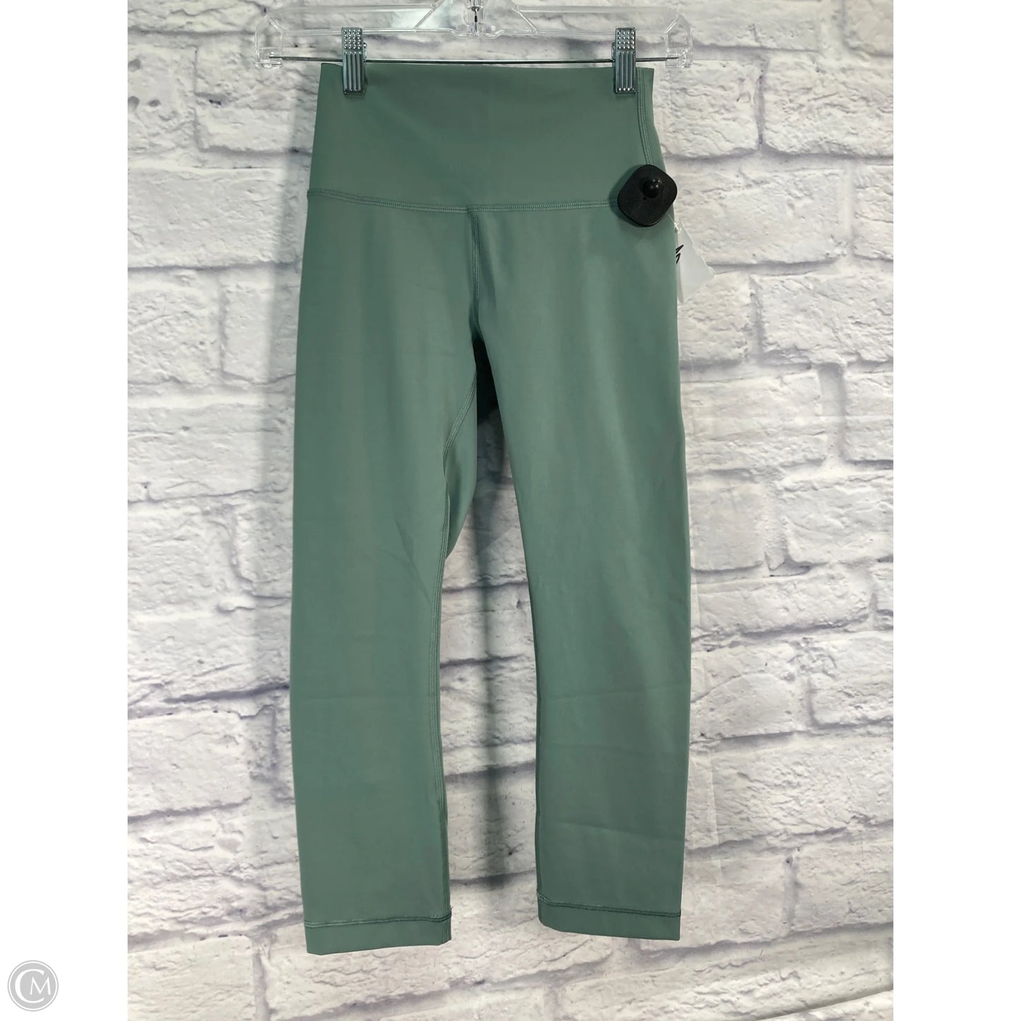 Athletic Capris By Lululemon In Green, Size: 4